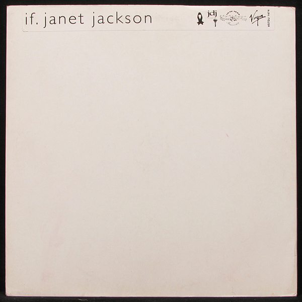 LP Janet Jackson — If (2 maxi, promo) фото