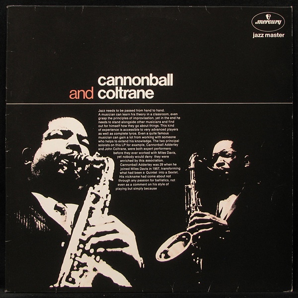 Пластинка Cannonball Adderley / John Coltrane Cannonball And Coltrane, 197, EX+/NM, арт. 284951