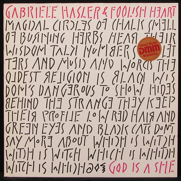 LP Gabriele Hasler & Foolish Heart — God Is A She фото