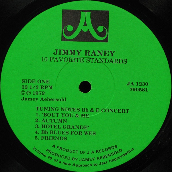 LP Jimmy Raney — For You To Play . . . Ten Favorite Jazz Standards фото 2