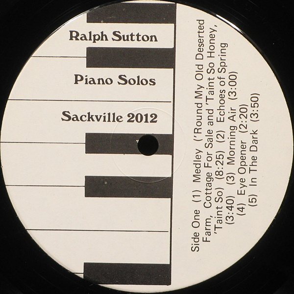 LP Ralph Sutton — Piano Solos фото 2