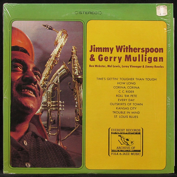 LP Jimmy Witherspoon / Gerry Mulligan — Jimmy Witherspoon & Gerry Mulligan фото