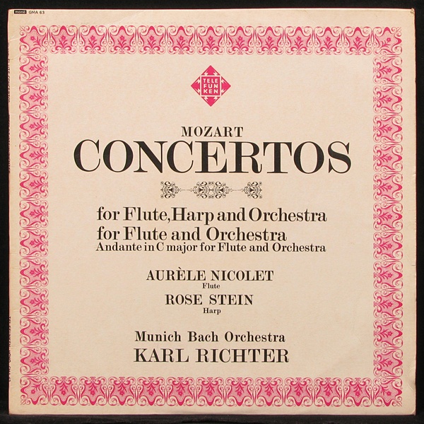 LP Karl Richter / Aurele Nicolet + V/A — Mozart: Concertos (mono) фото