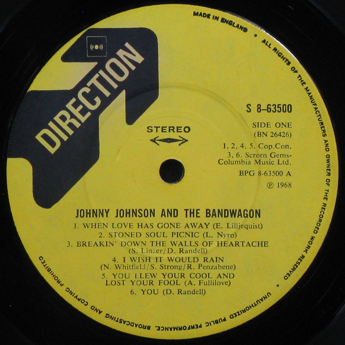 LP Johnny Johnson And The Bandwagon — Johnny Johnson And The Bandwagon фото 2