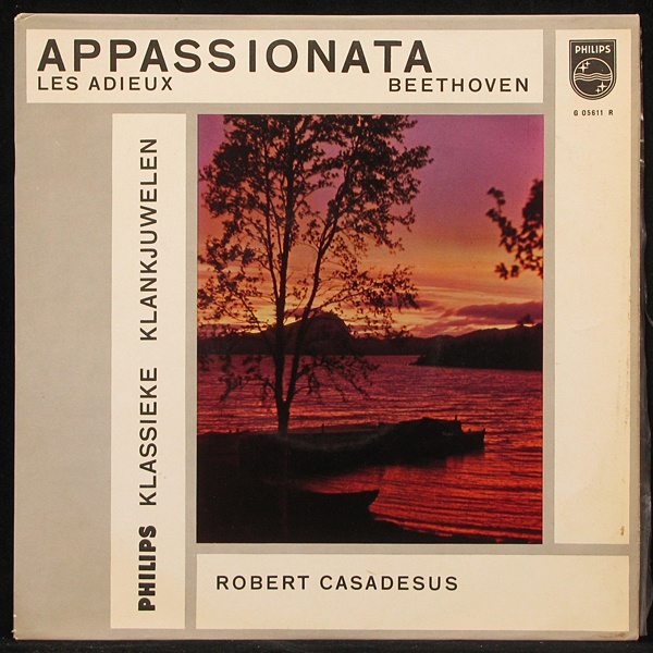 LP Robert Casadesus — Beethoven: Appassionata / Les Adieux фото