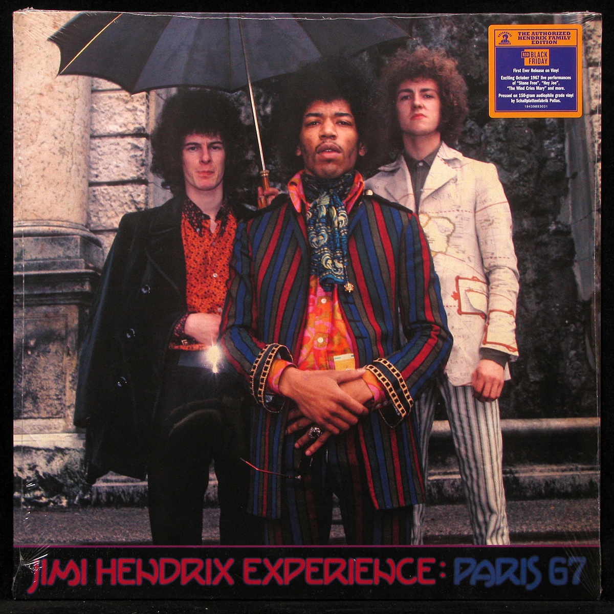 LP Jimi Hendrix Experience — Paris 67 фото