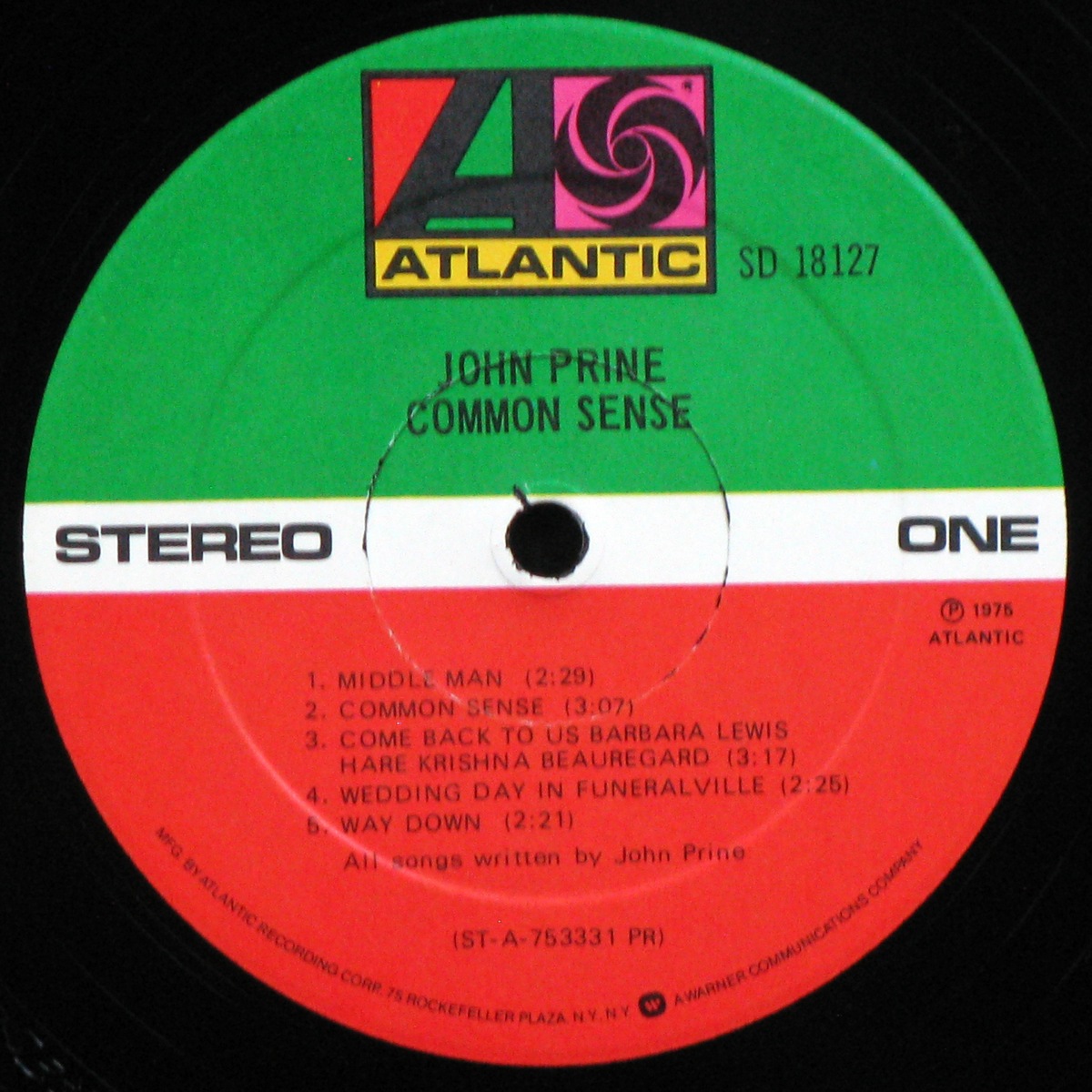 LP John Prine — Common Sense фото 3