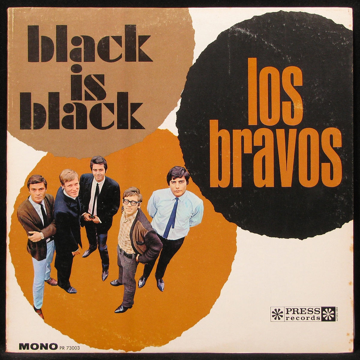LP Los Bravos — Black Is Black (mono) фото