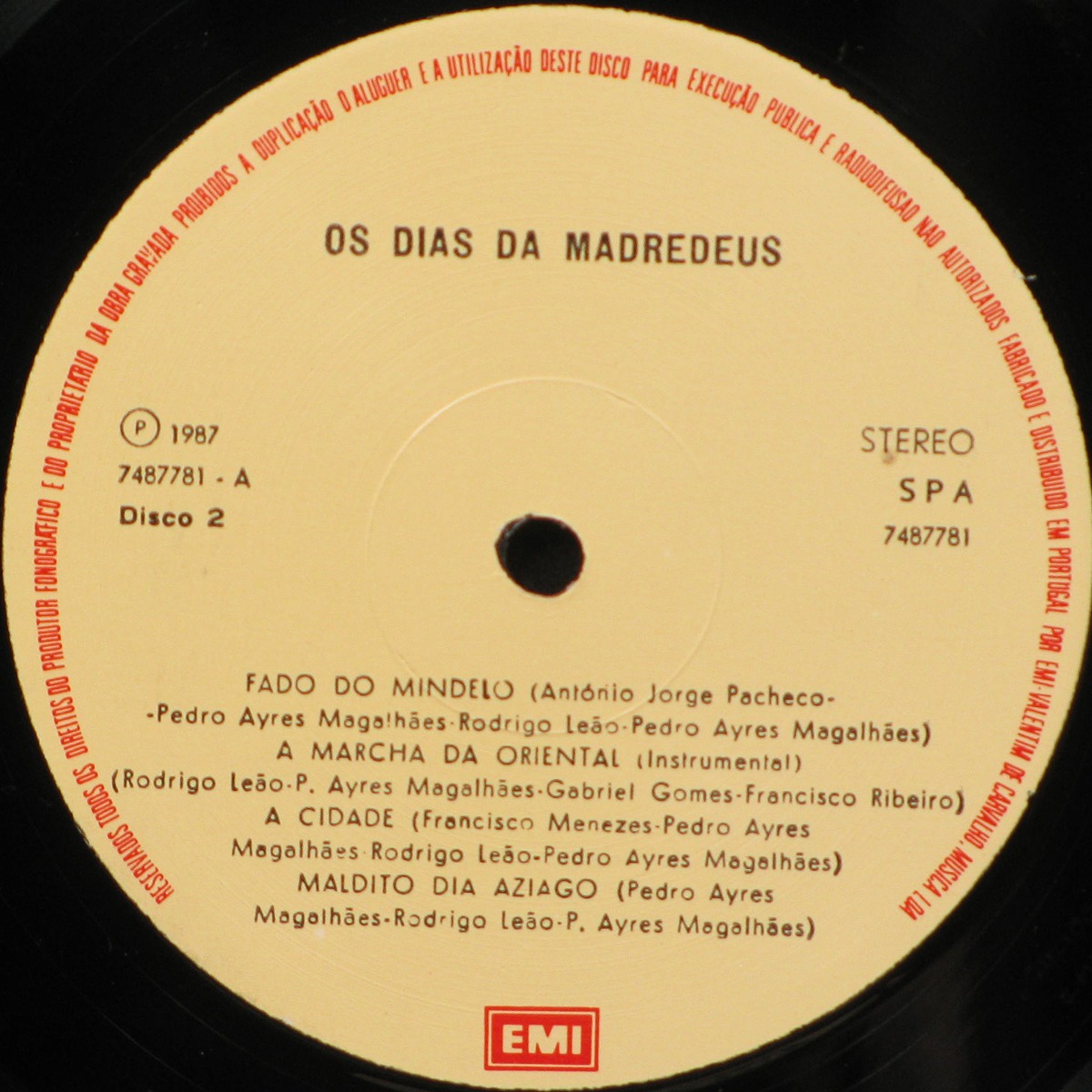 LP Madredeus — Os Dias Da Madredeus (2LP) фото 3