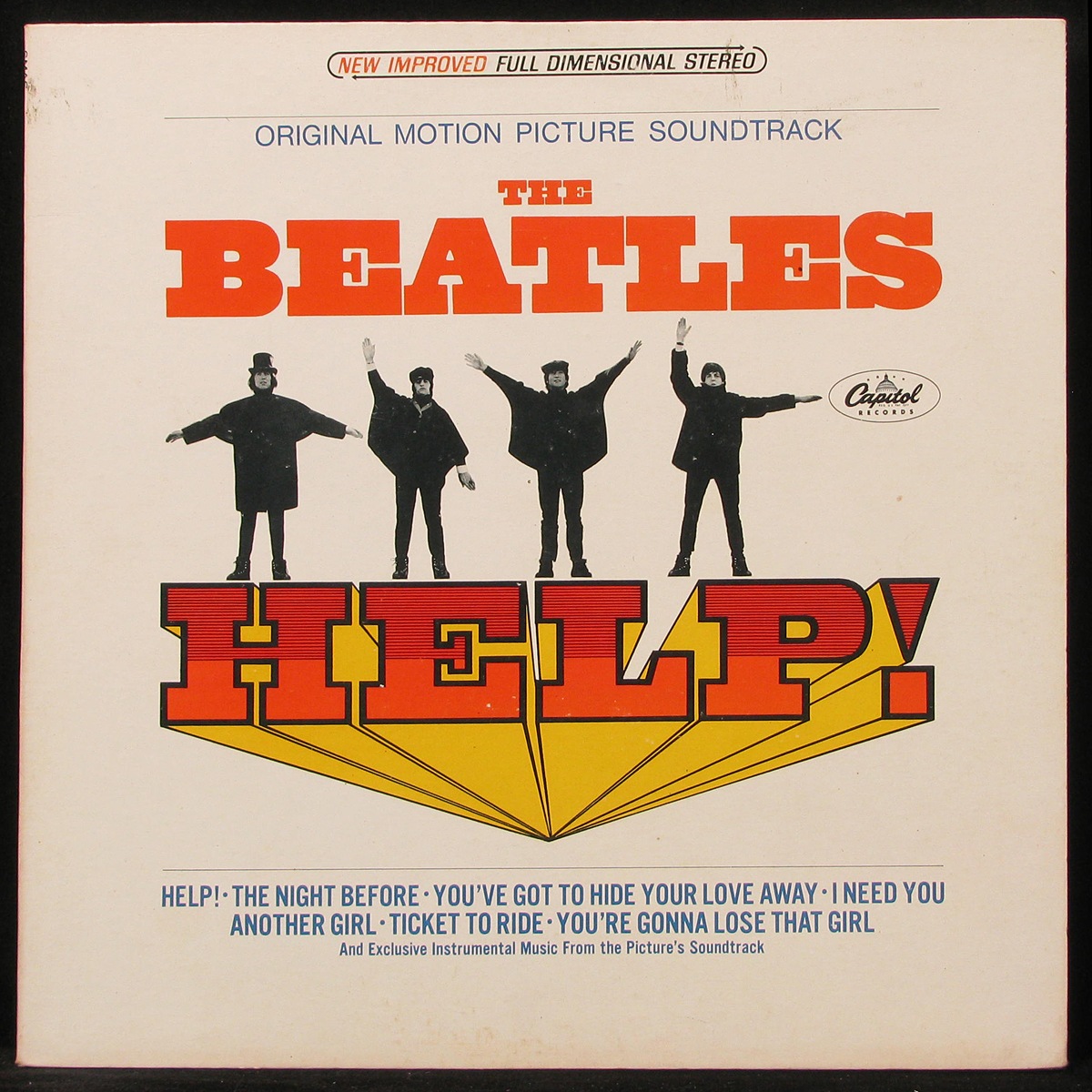 LP Beatles — Help! фото