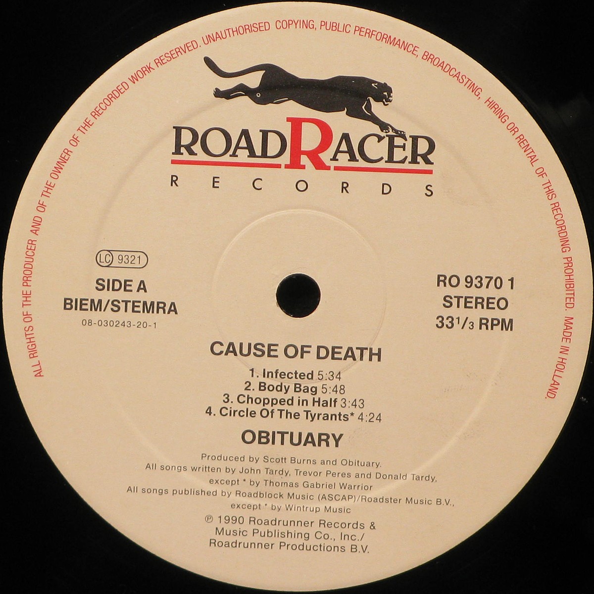 LP Obituary — Cause Of Death фото 4