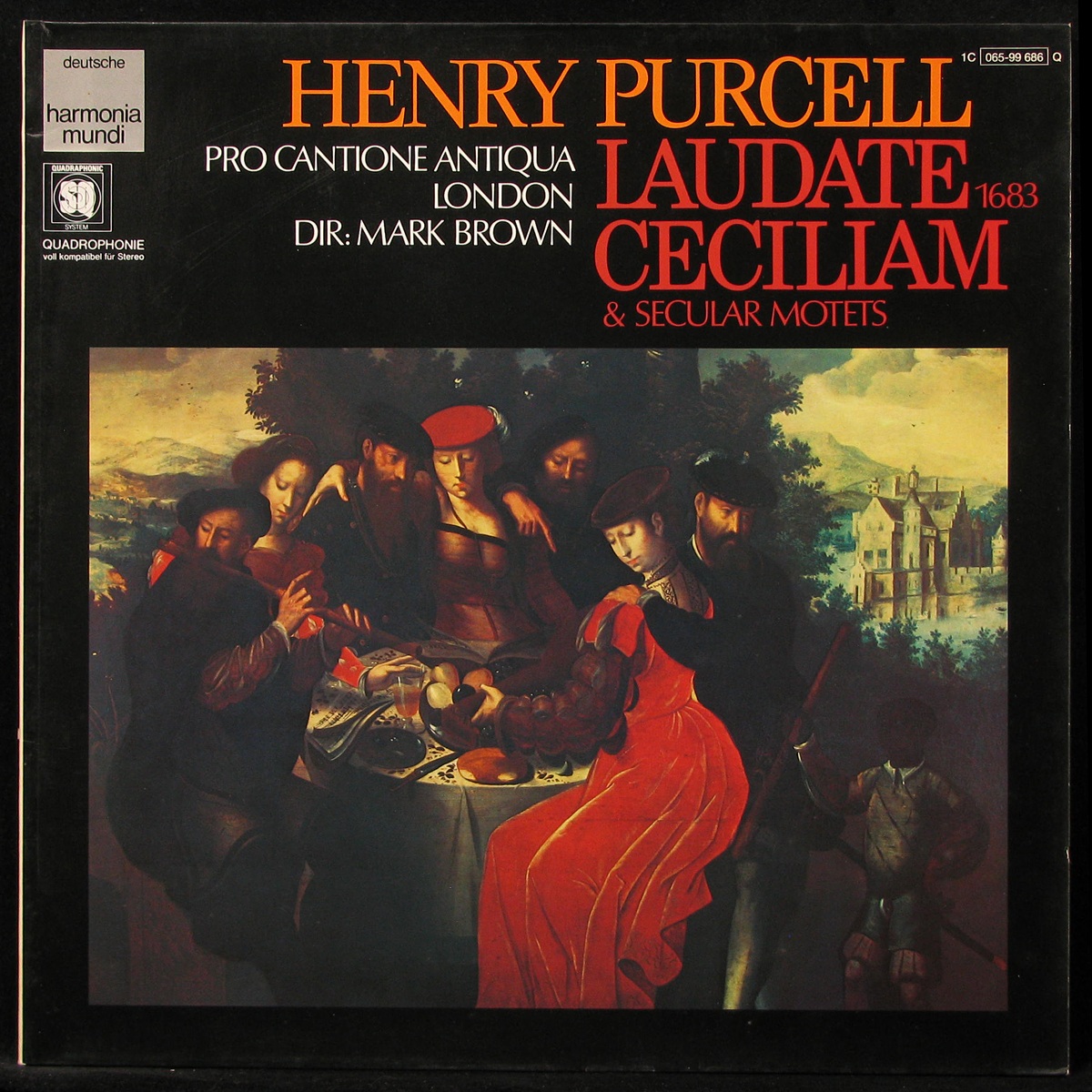 LP Pro Cantione Antiqua — Purcell: Laudate Ceciliam & Secular Motets (Quadro) фото