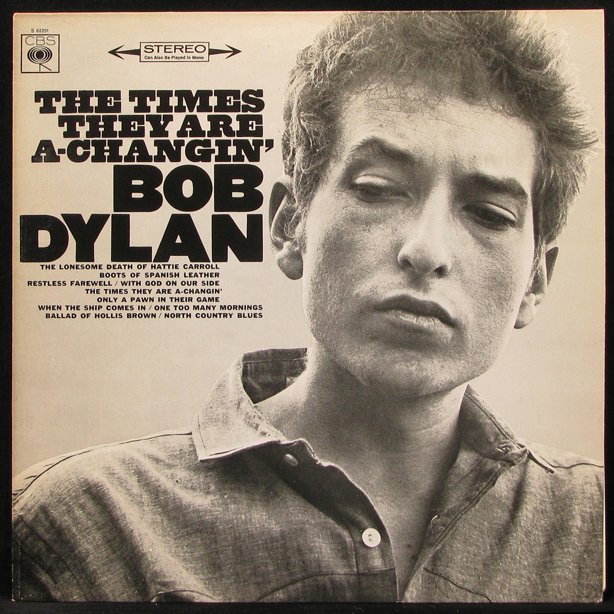 LP Bob Dylan — Times They Are A-Changin' фото