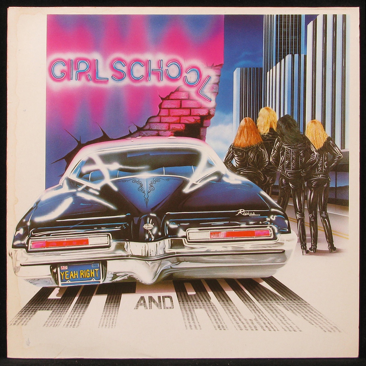 LP Girlschool — Hit And Run фото
