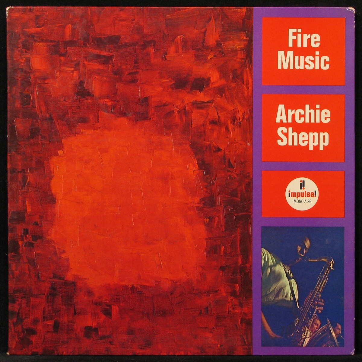 LP Archie Shepp — Fire Music (mono) фото