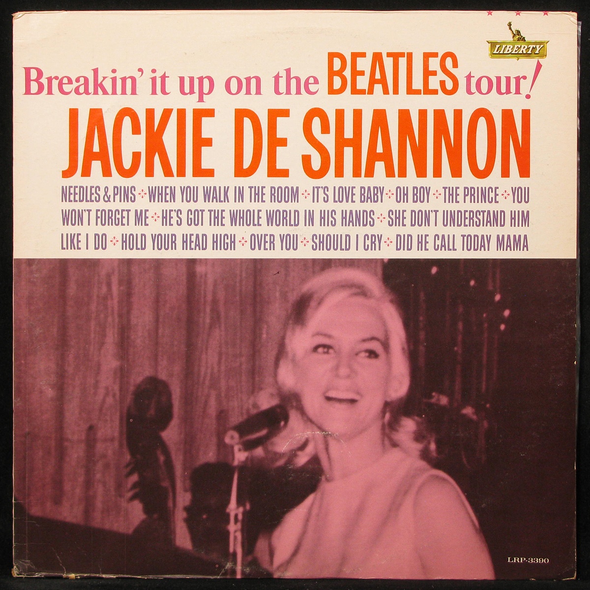 LP Jackie DeShannon — Breakin' It Up On The Beatles Tour! (mono) фото