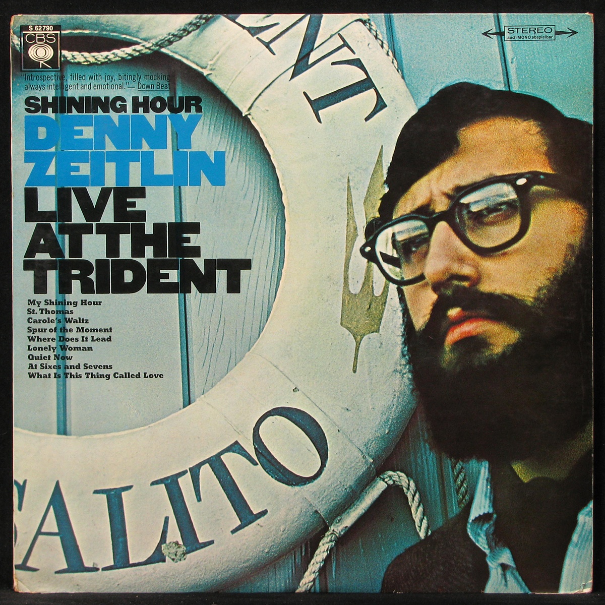 LP Denny Zeitlin — Shining Hour - Live At The Trident фото