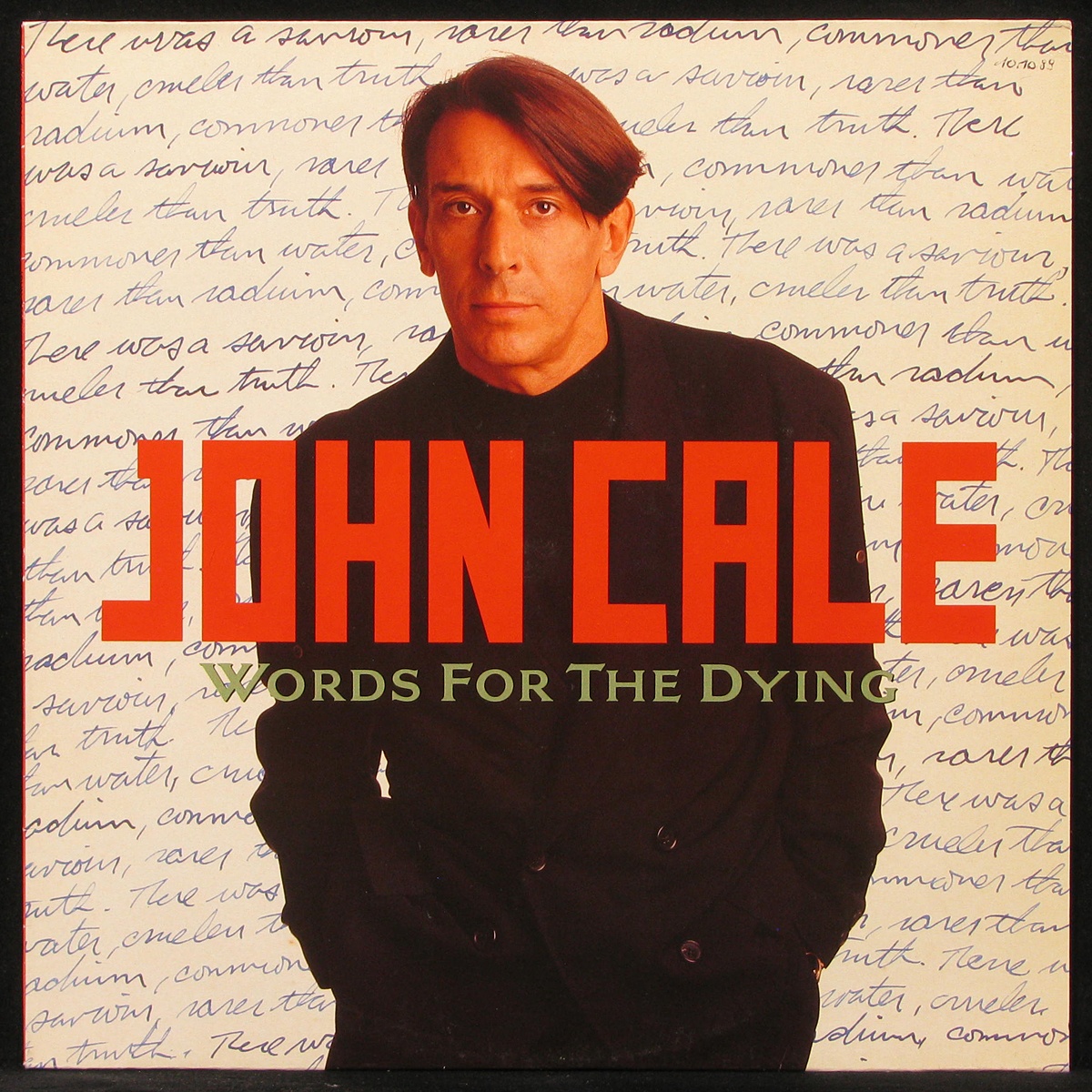 LP John Cale — Words For The Dying фото