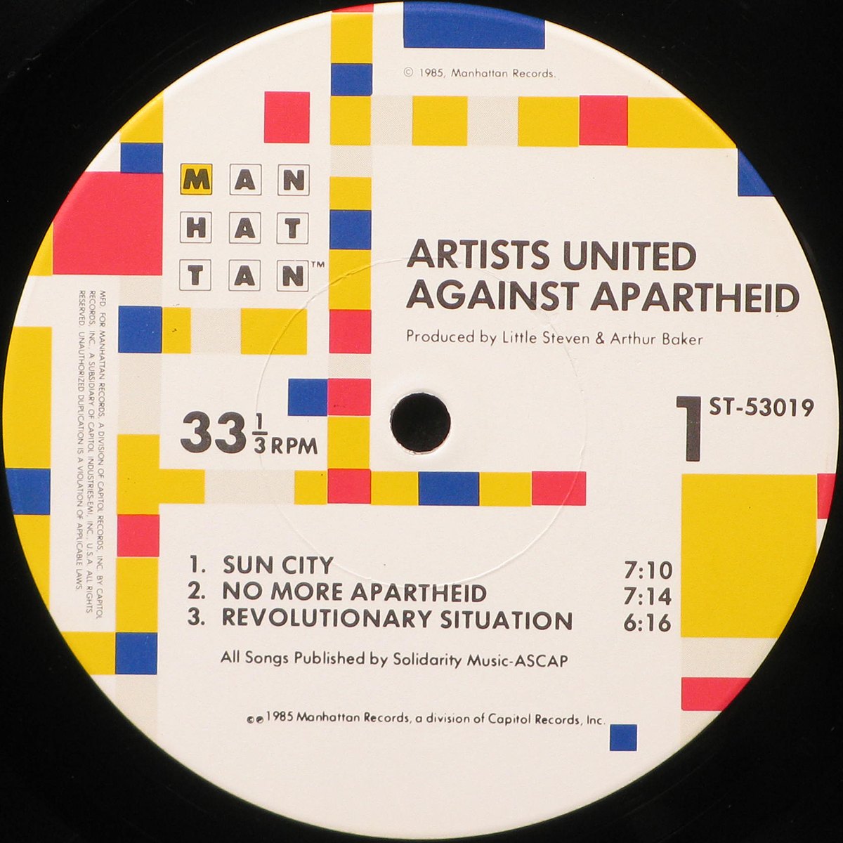 LP Artists United Against Apartheid + V/A — Sun City фото 2