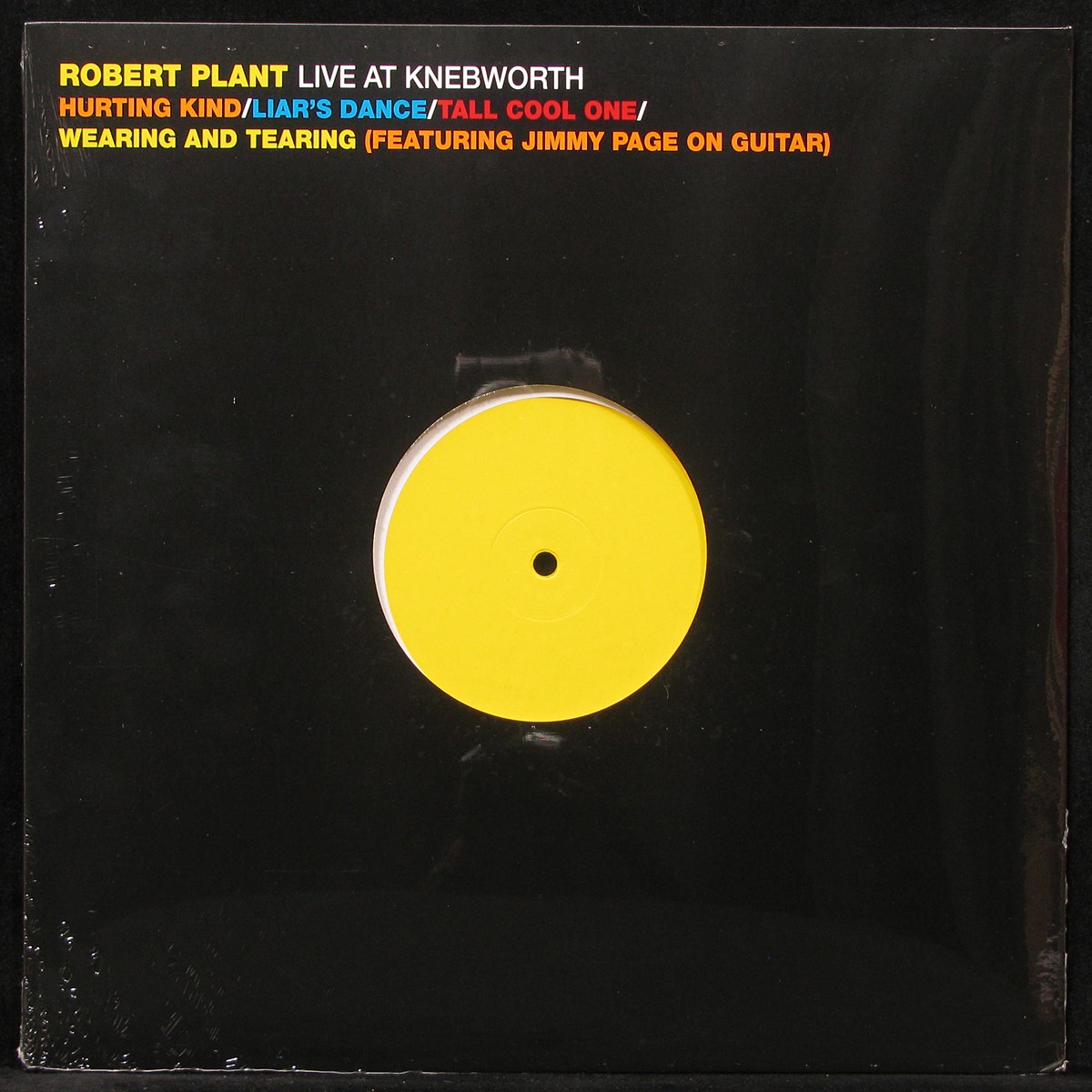 LP Robert Plant — Live At Knebworth (coloured vinyl) фото
