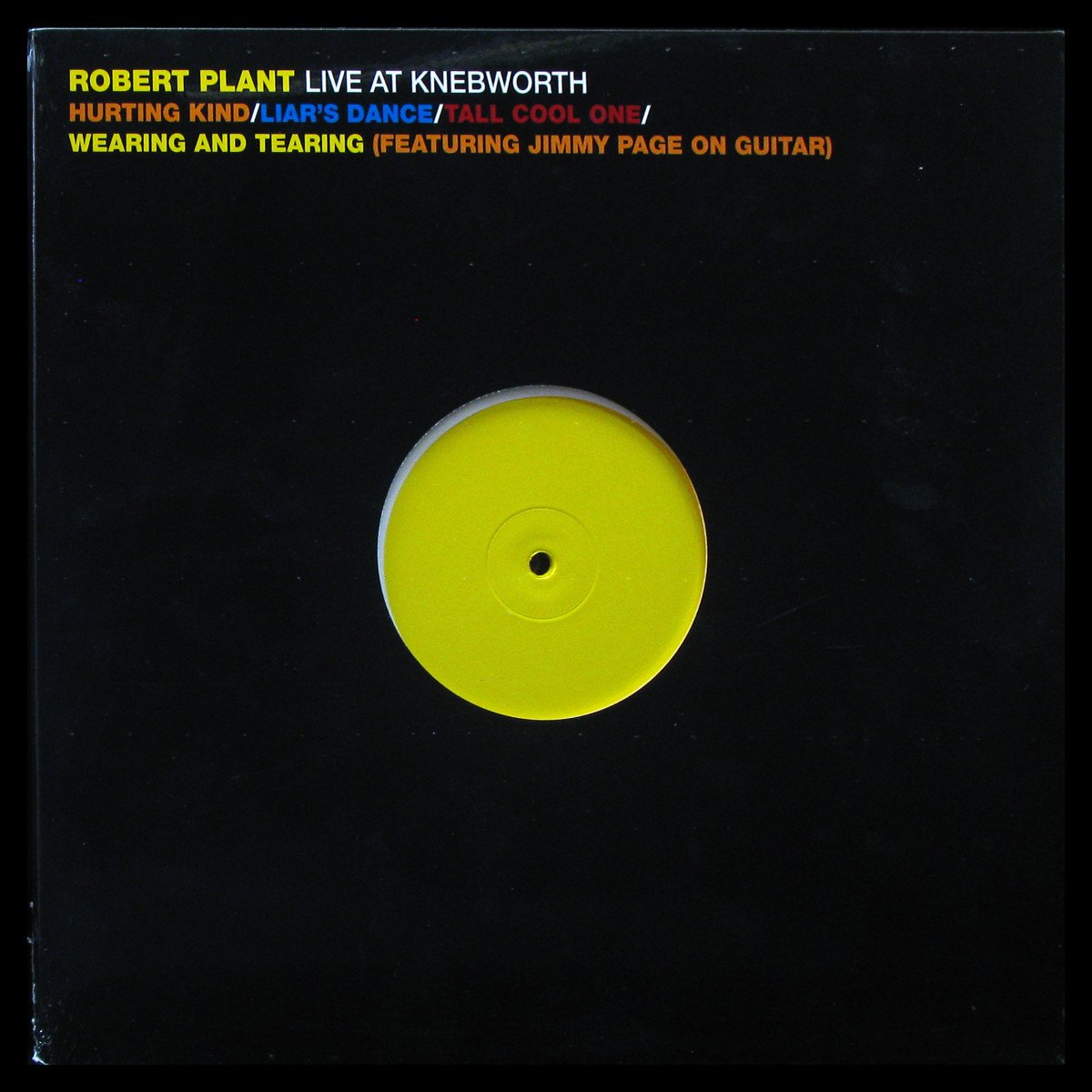 LP Robert Plant — Live At Knebworth (EP, coloured vinyl) фото