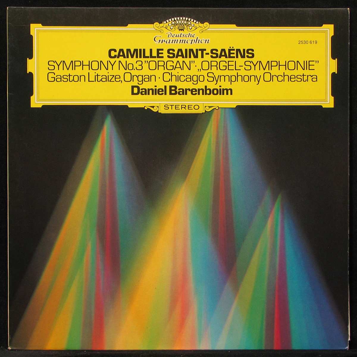 LP Daniel Barenboim / Gaston Litaize — Camille Saint-Saëns/ Symphony No. 3 ”Organ” фото