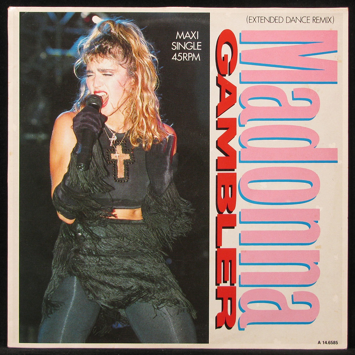 Пластинка Madonna - Gambler (Extended Dance Remix), 1985, EX+/NM, арт.  288612