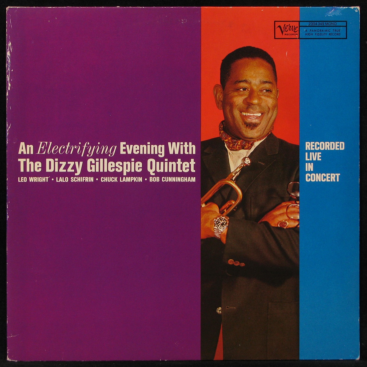 LP Dizzy Gillespie Quintet — An Electrifying Evening With The Dizzy Gillespie Quintet фото