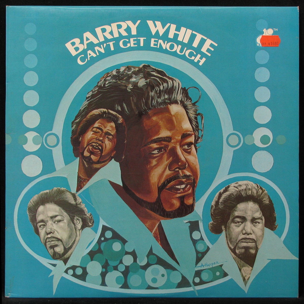 LP Barry White — Can't Get Enough (coloured vinyl) фото