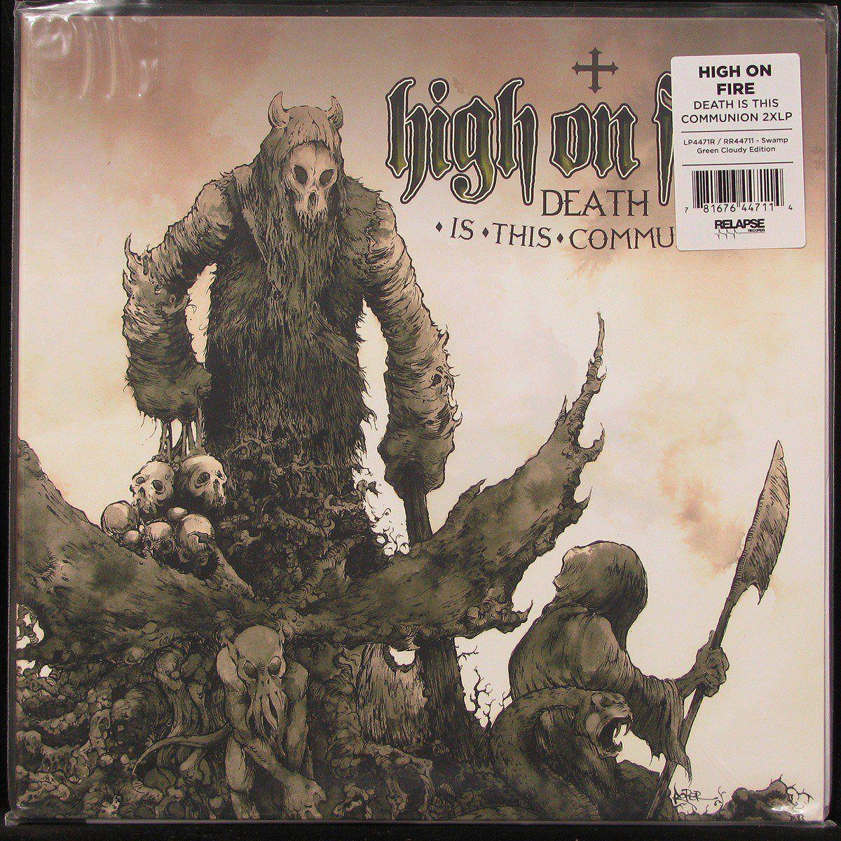 LP High On Fire — Death Is This Communion (2LP, coloured vinyl) фото