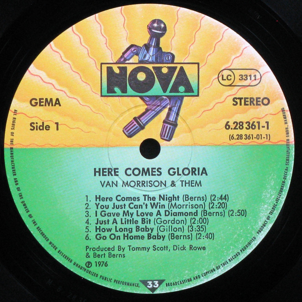 LP Van Morrison / Them — Here Comes Gloria (2LP) фото 2