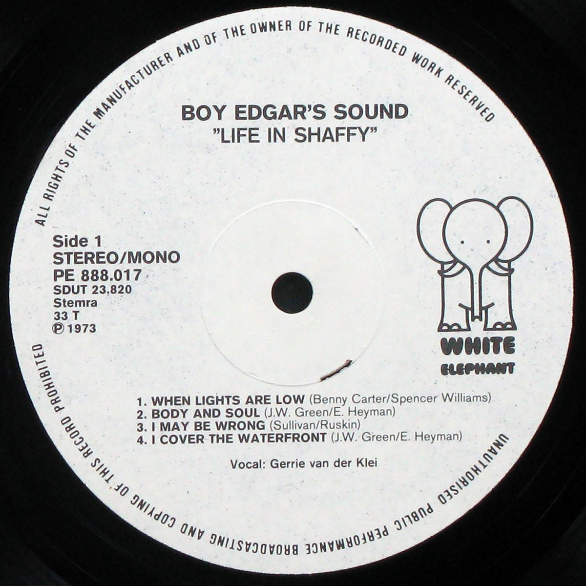 LP Boy Edgar's Sound — Live In Shaffy фото 2