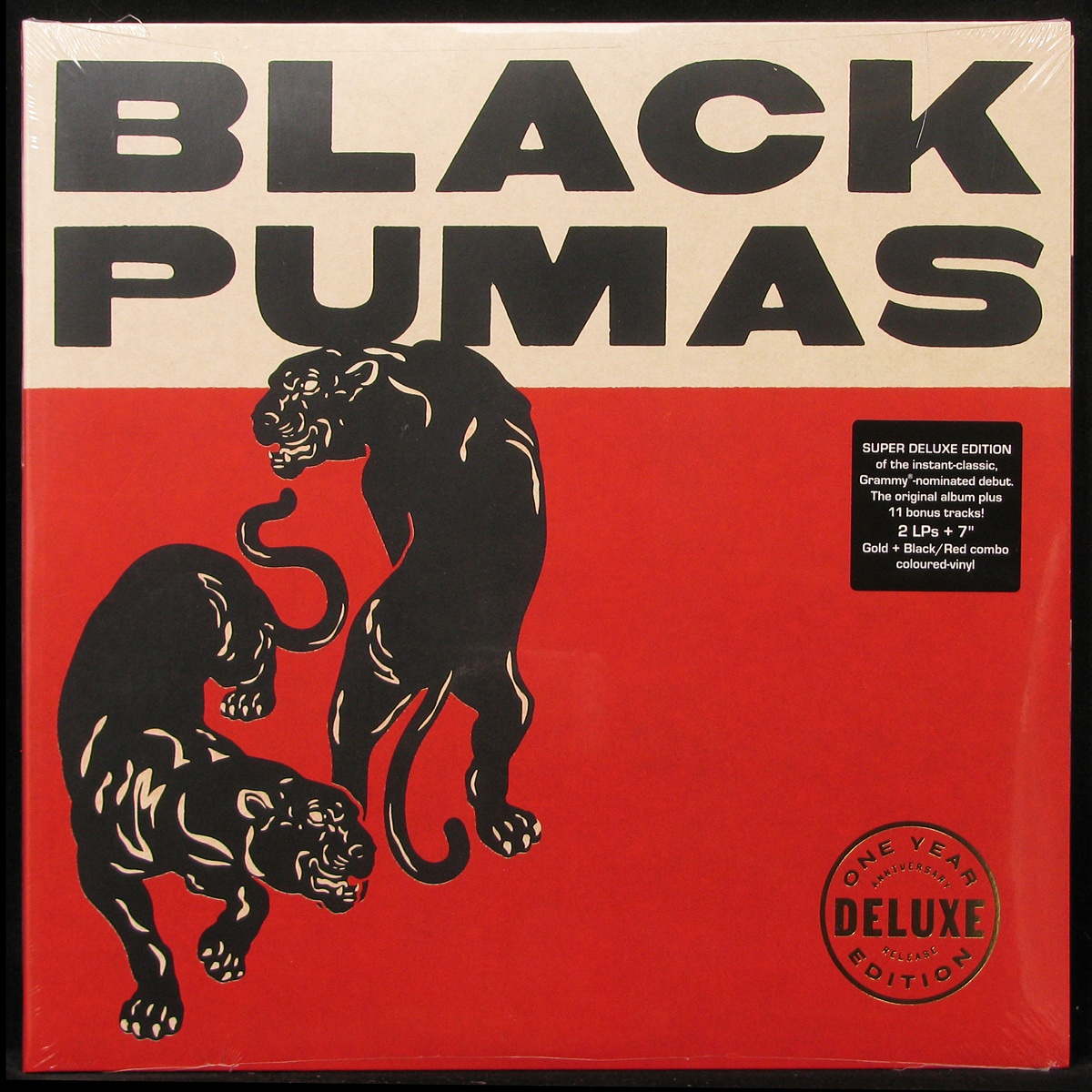 Пластинка Black Pumas - Black Pumas (2LP, +single, coloured vinyl), 2020,  SS/SS, арт. 290575