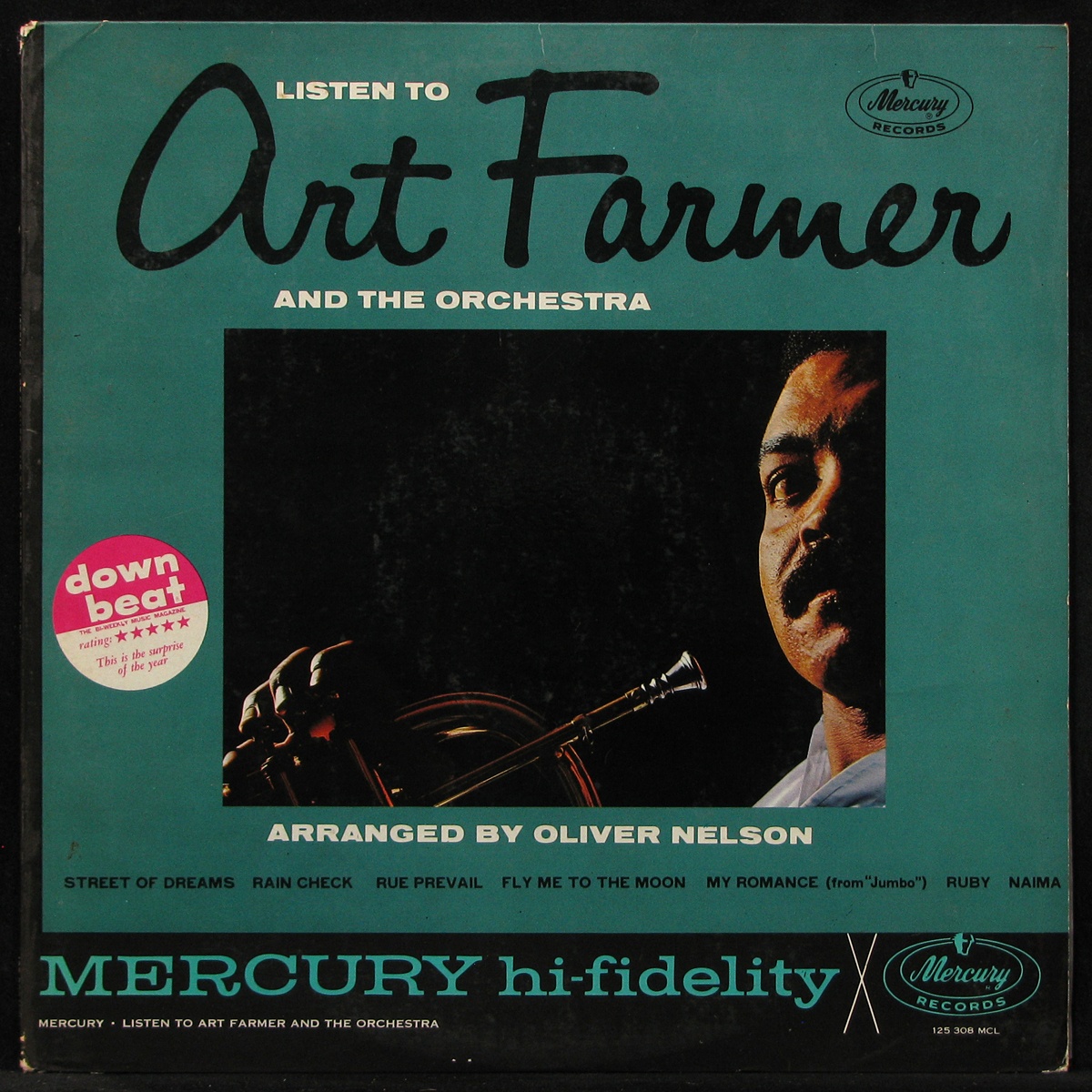 LP Art Farmer — Listen To Art Farmer And The Orchestra (mono) фото