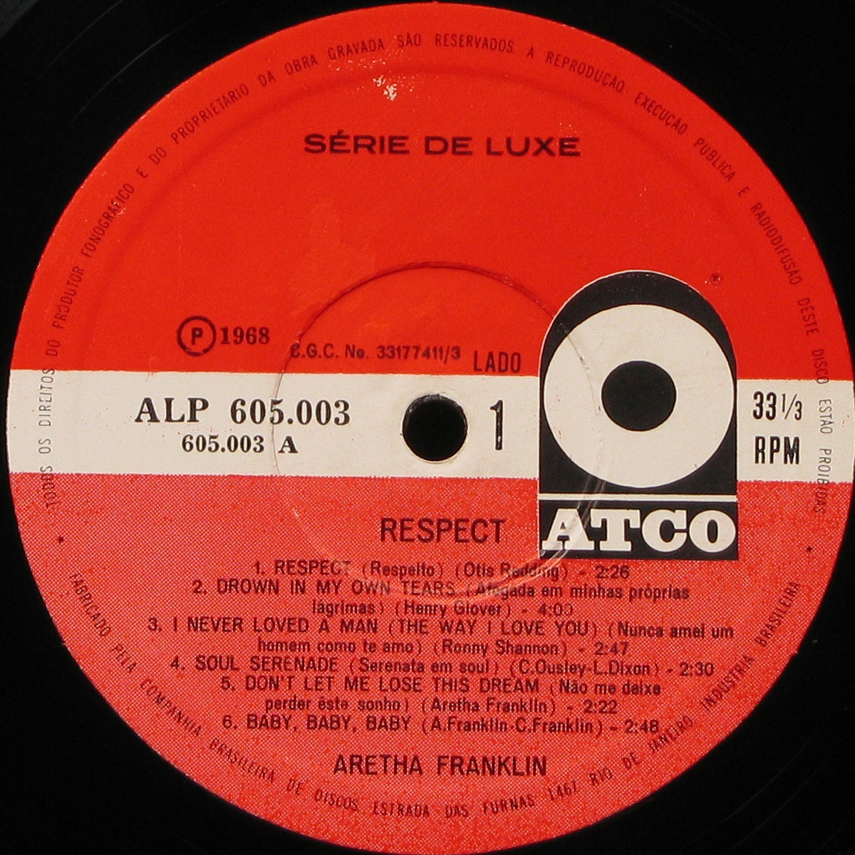 LP Aretha Franklin — Respect (mono) фото 4