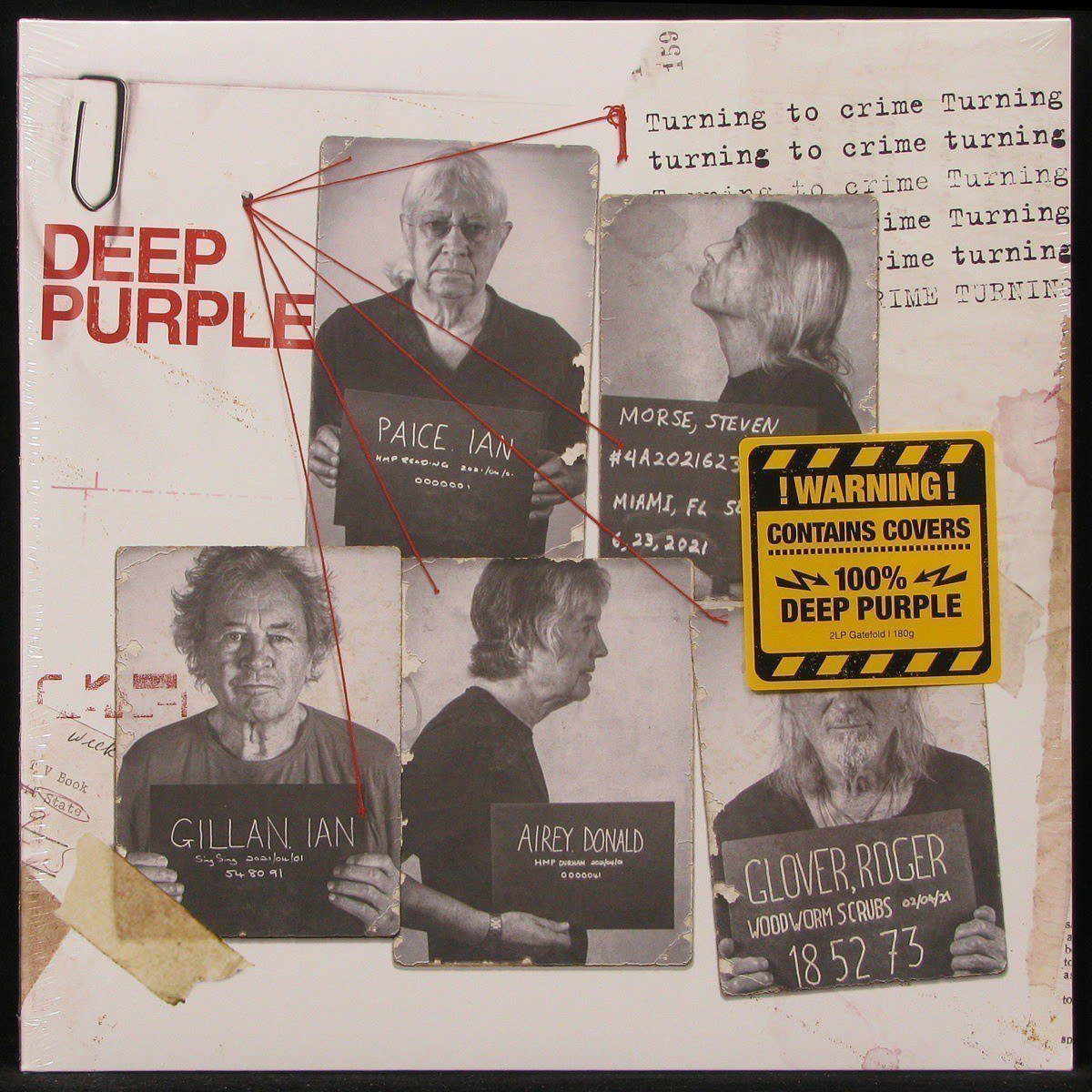 LP Deep Purple — Turning To Crime (2LP, coloured vinyl) фото