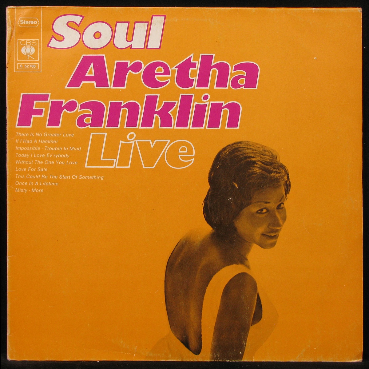 LP Aretha Franklin — Soul - Aretha Franklin - Live фото