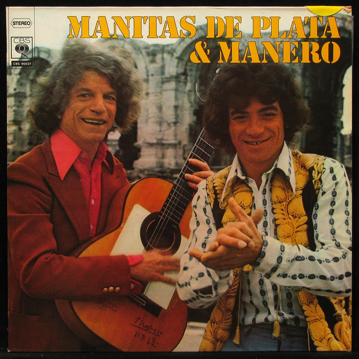 LP Manitas De Plata — Flamenco De manitas Et de Manero фото