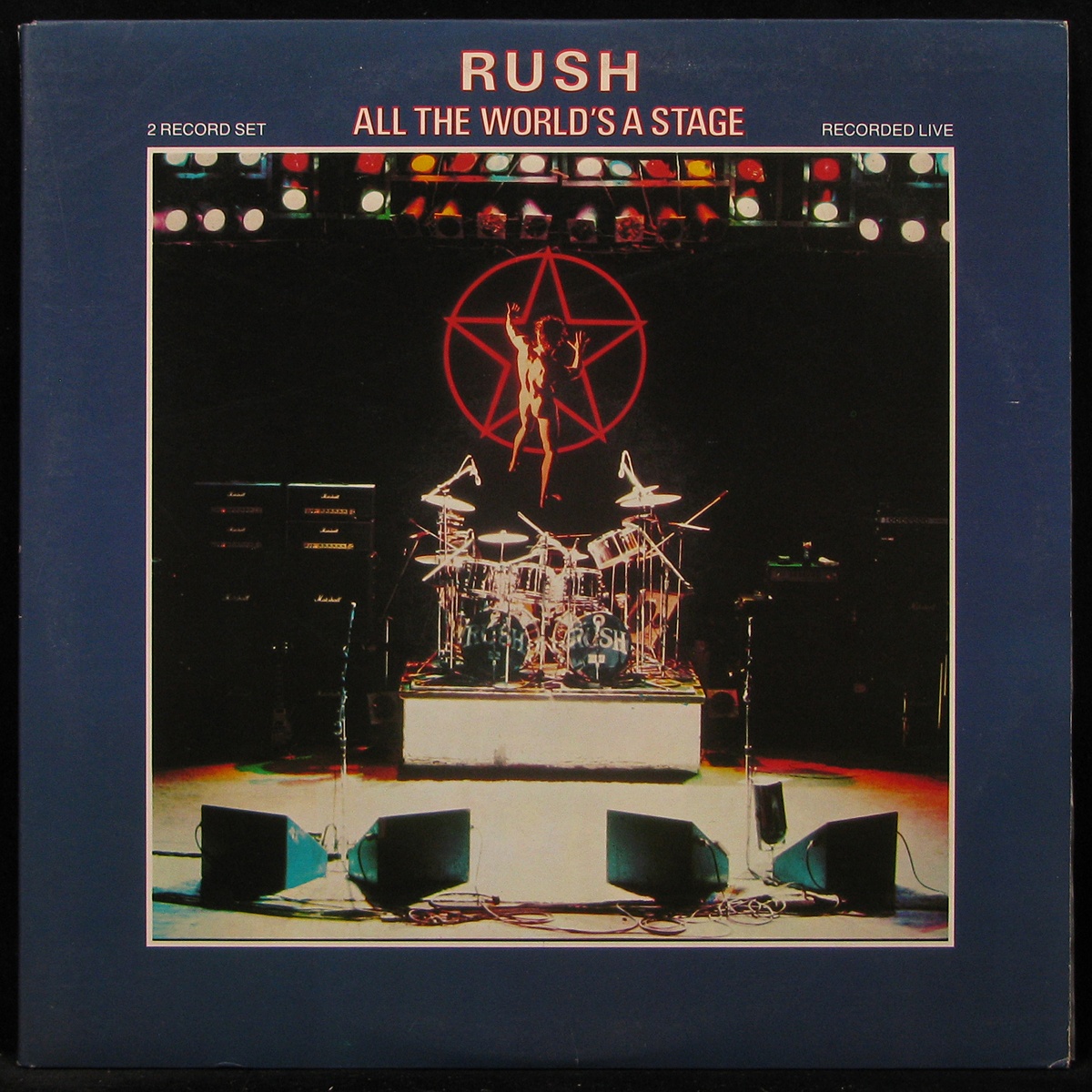 Купить виниловую пластинку Rush All The Worlds A Stage 2lp 1985