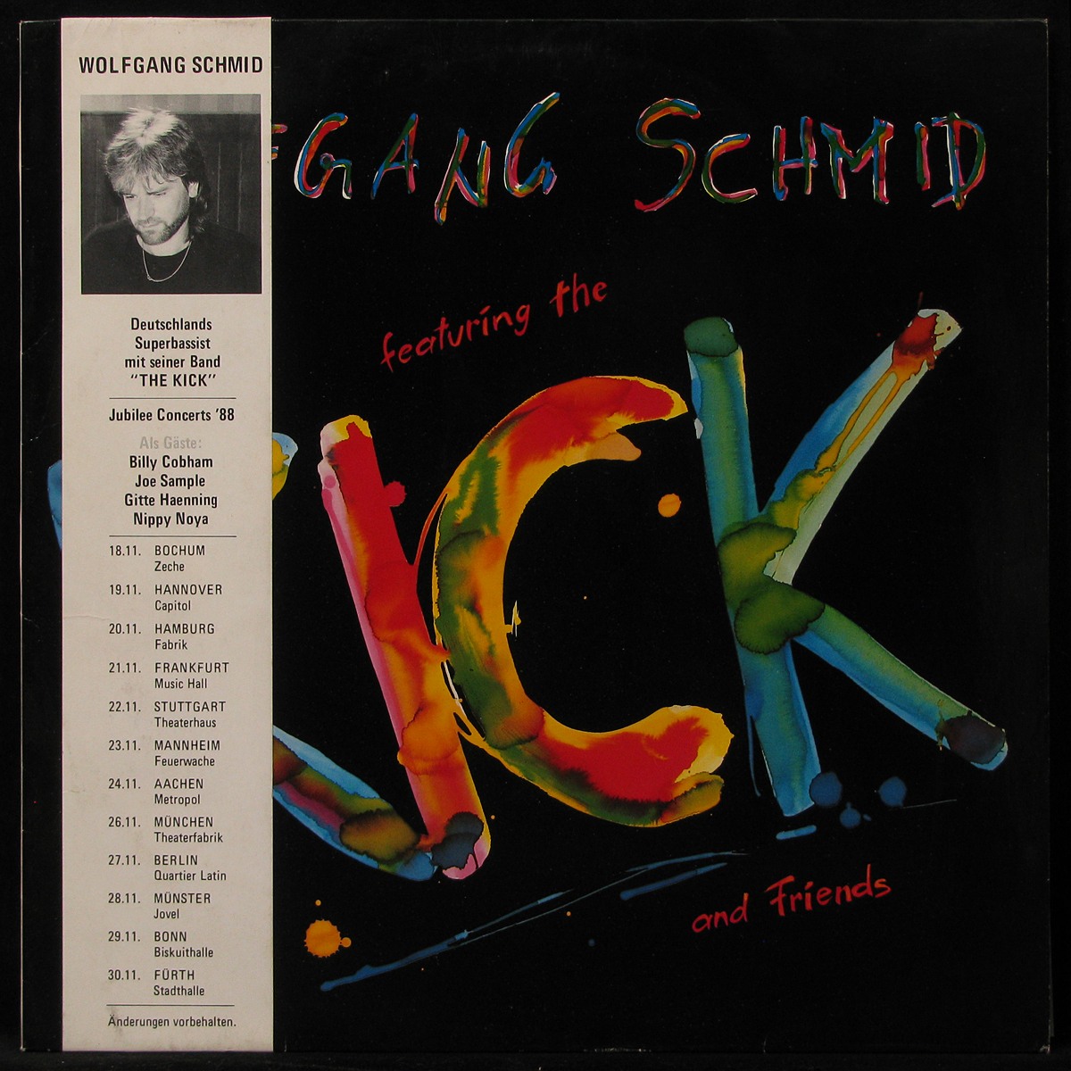 LP Wolfgang Schmid / Kick — Featuring The Kick And Friends (+ obi) фото