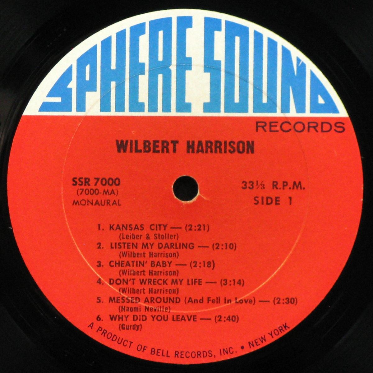 LP Wilbert Harrison — Kansas City (mono) фото 3