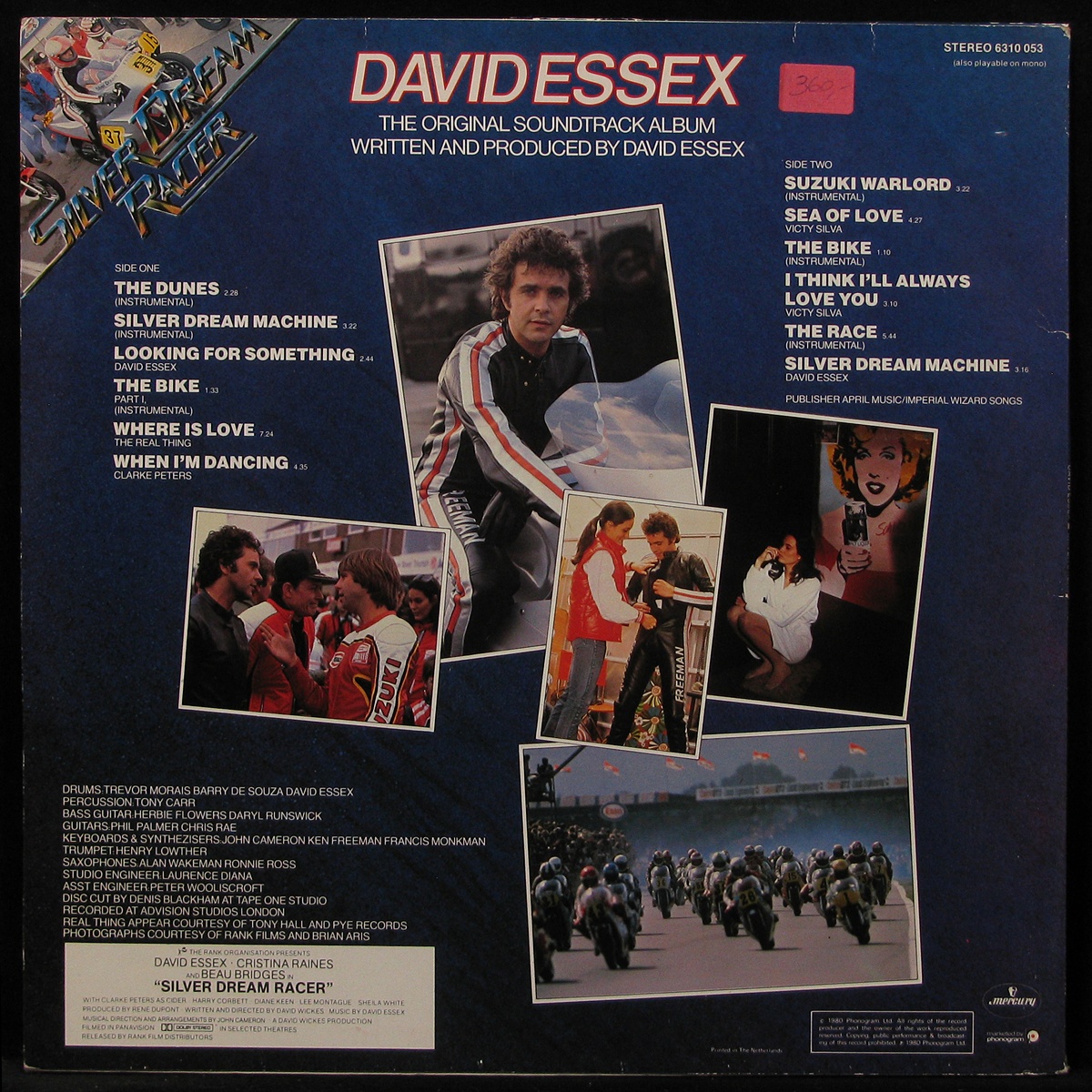 LP David Essex — Silver Dream Racer фото 2