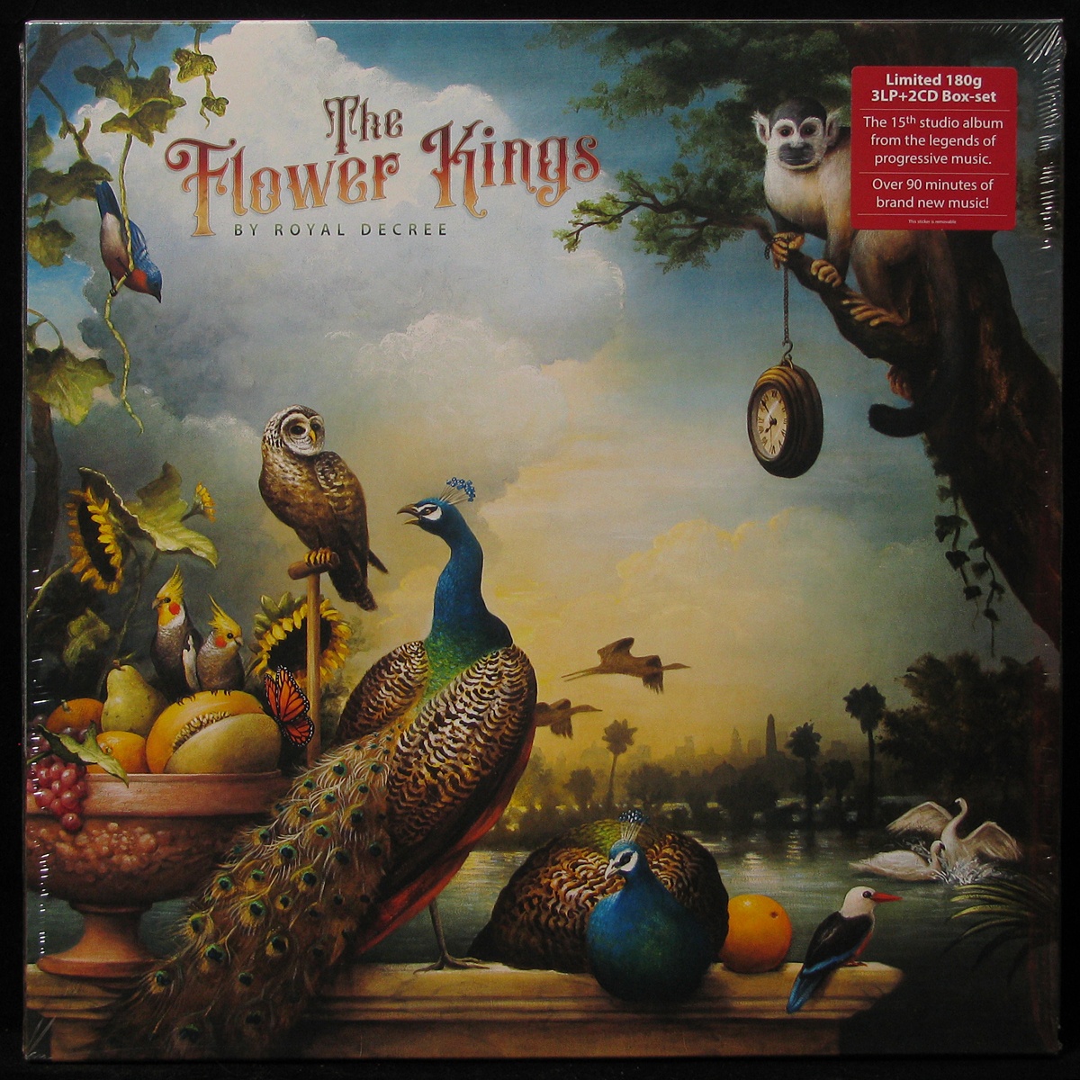 LP Flower Kings — By Royal Decree (Box Set: 3LP + 2CD, + booklet) фото
