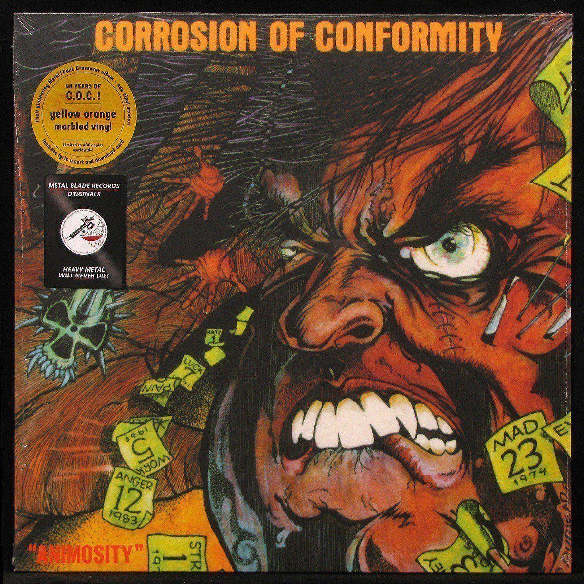 LP Corrosion Of Conformity — Animosity (coloured vinyl) фото