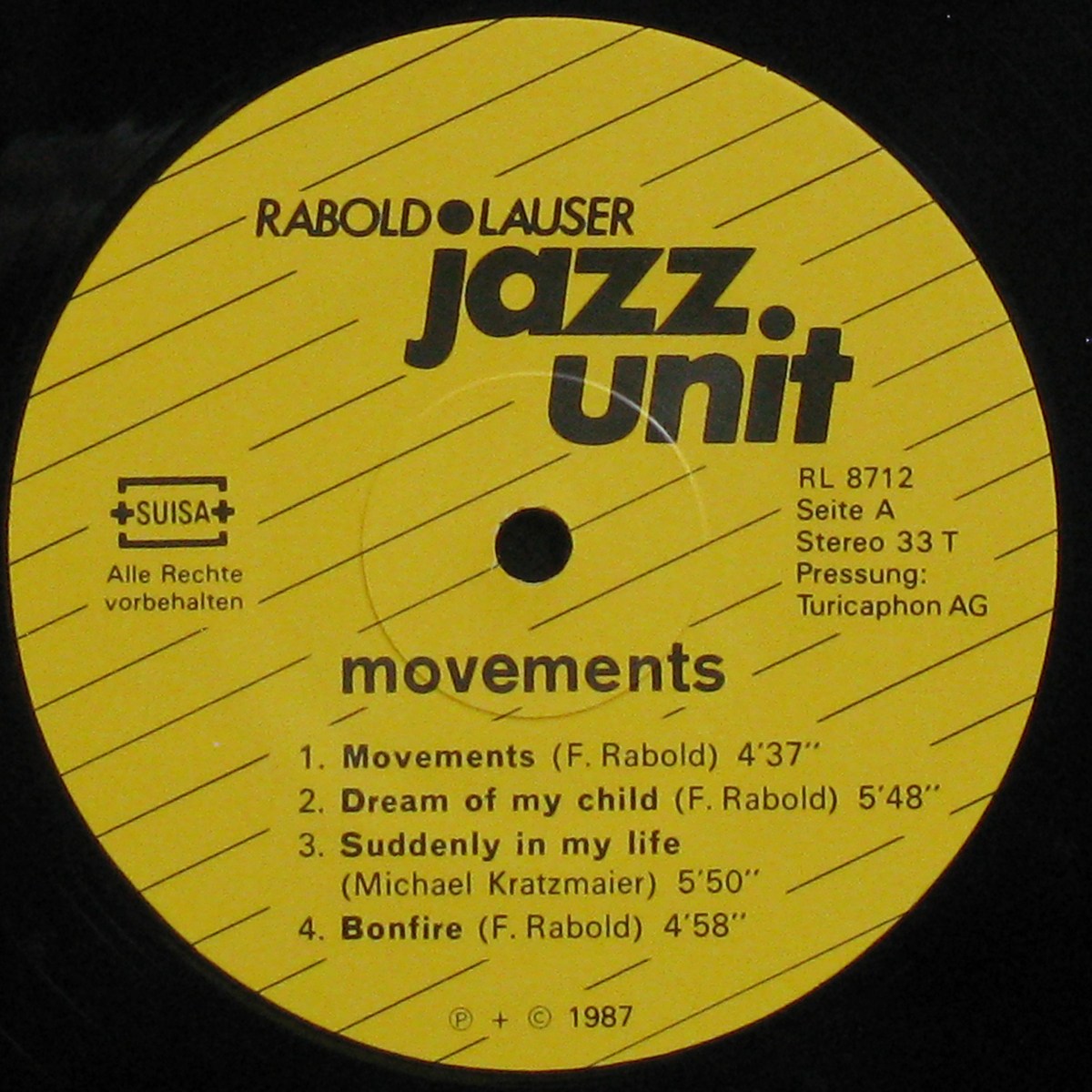 LP Rabold Lauser Jazz Unit — Movements фото 2