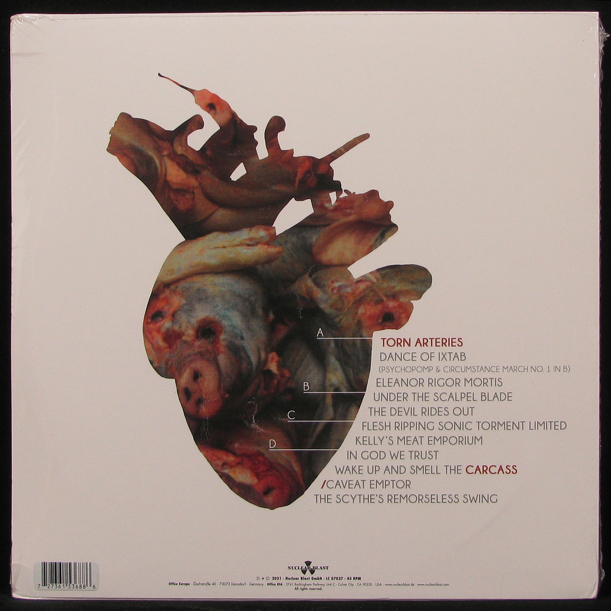 LP Carcass — Torn Arteries (2LP, coloured vinyl) фото 2