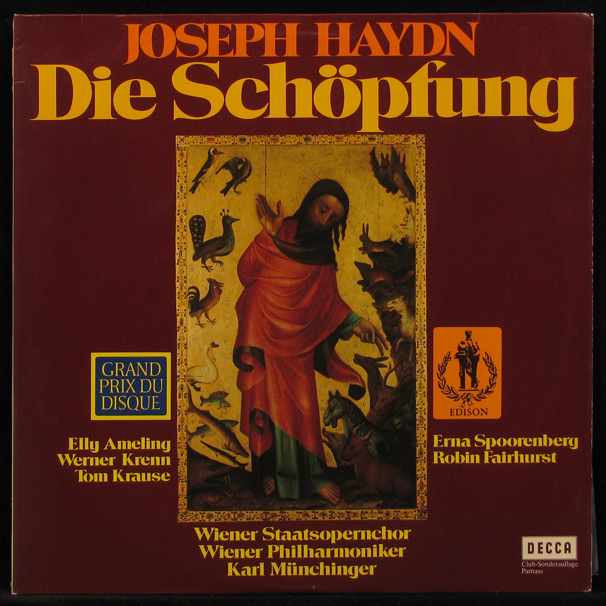 LP Karl Munchinger / Erna Spoorenberg / Elly Ameling + V/A — Hayden: Die Schopfung (2LP) фото