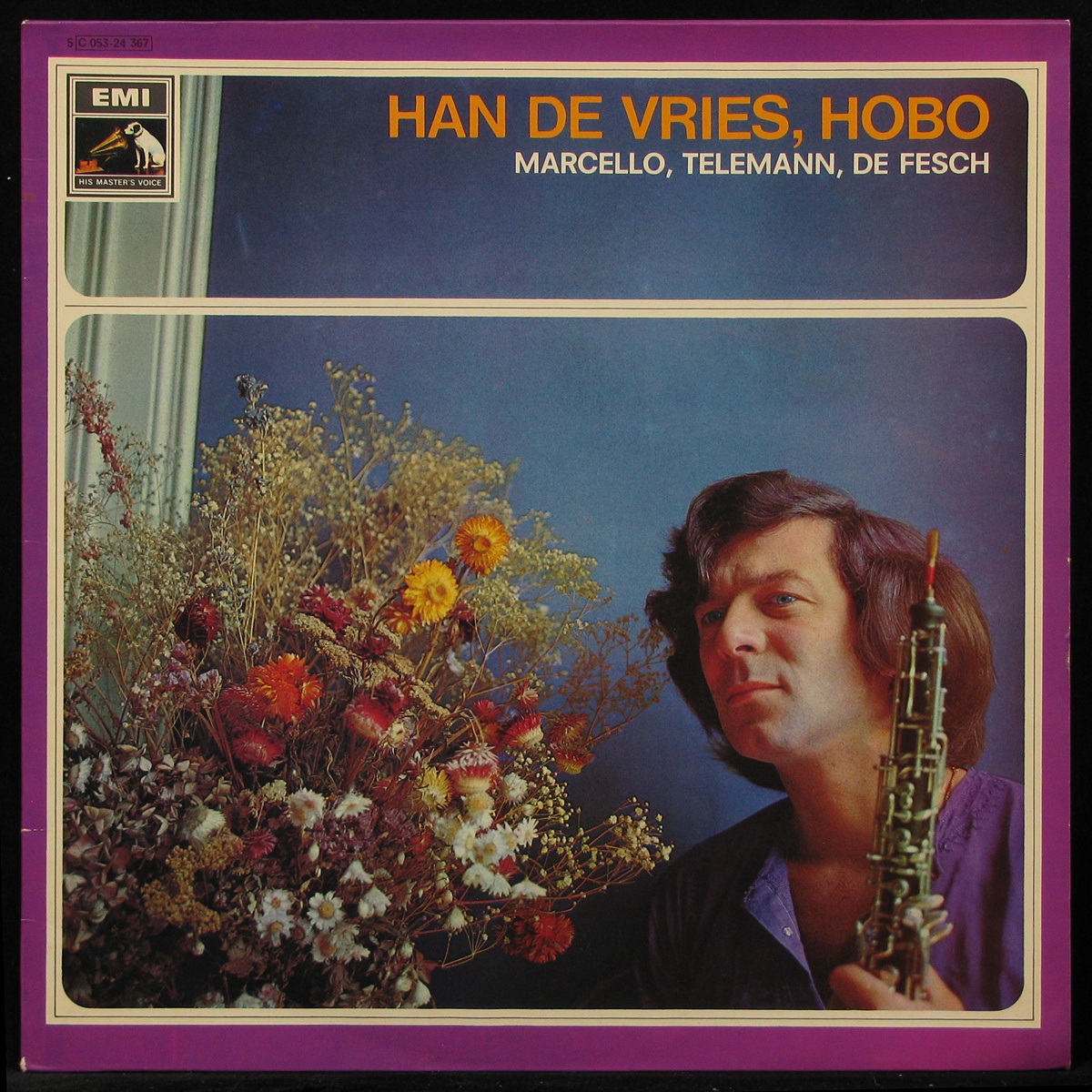 LP Han De Vries — Hobo: Marcello / Telemann / De Fesch фото