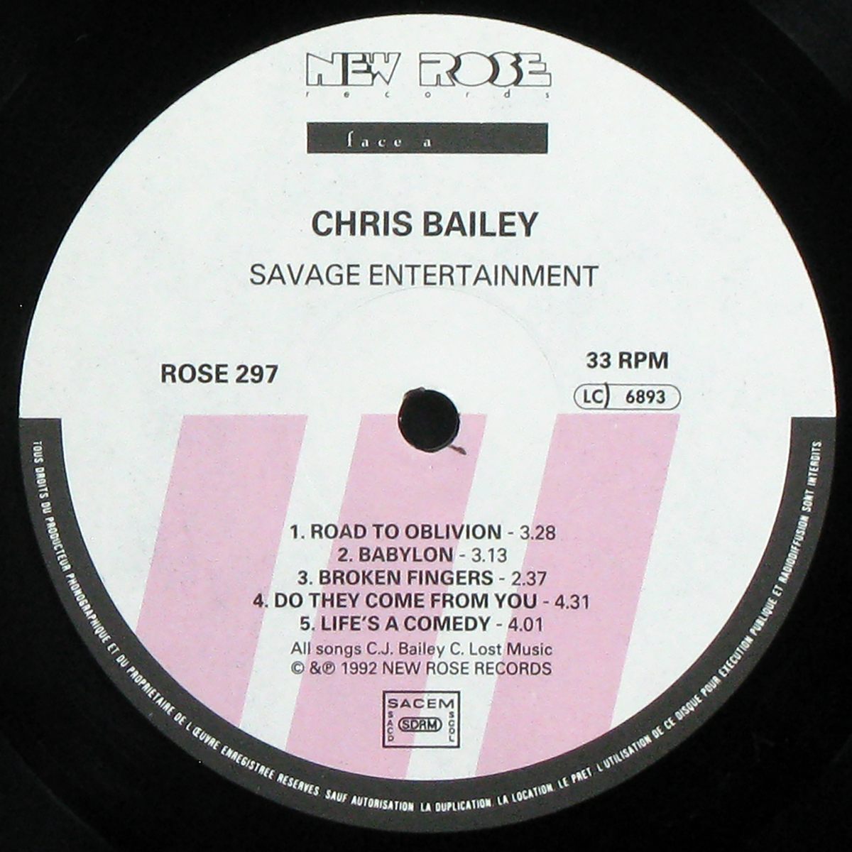 LP Chris Bailey — Savage Entertainment фото 2
