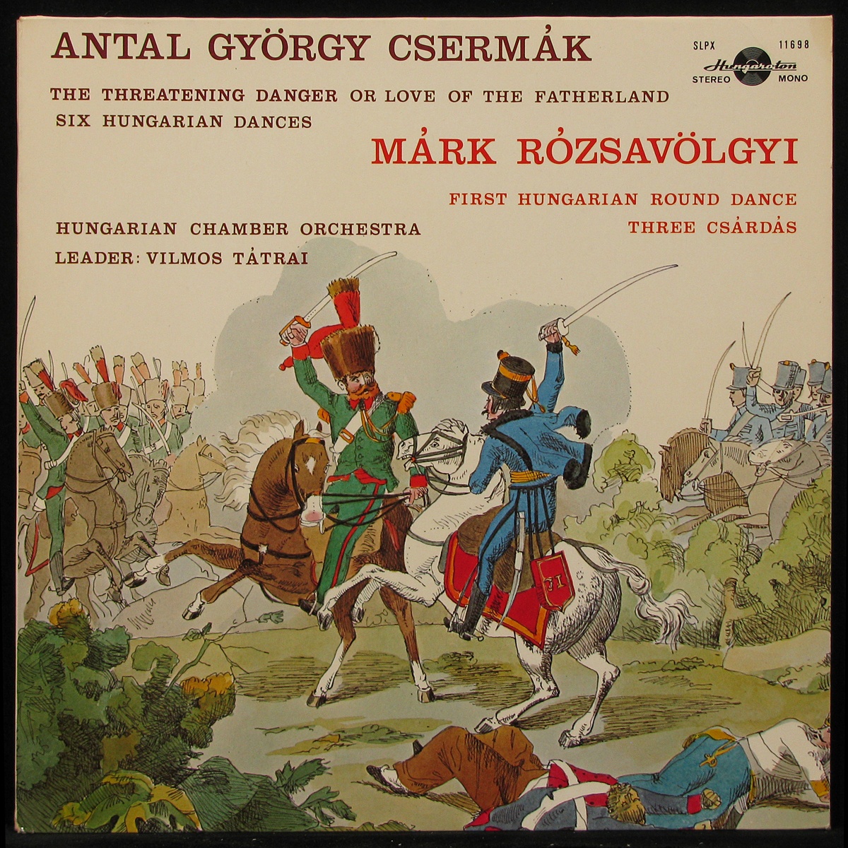 LP Vilmos Tatrai / Hungarian Chamber Orchestra — Works By Rozsavolgyi And Csermak For Chamber Orchestra фото